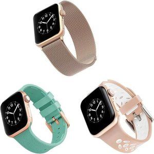 WITHit Bands for 38mm or 40mm Apple Watch, Exclusive 3 Pack